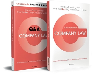 Company Law Revision Concentrate Pack: Law Revision and Study Guide - Moore, Imogen, and Roach, Lee
