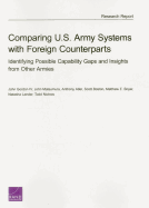 Comparing U.S. Army Systems with Foreign Counterparts: Identifying Possible Capability Gaps and Insights from Other Armies