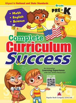 Complete Curriculum Success Preschool - Learning Workbook for Preschool Students - English, Math and Science Activities Children Book - Popular Book USA, Popular Book Company (Creator)