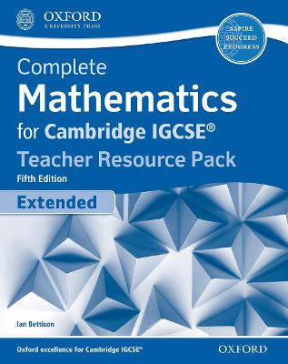 Complete Mathematics for Cambridge IGCSE (R) Teacher Resource Pack (Extended) - Bettison, Ian