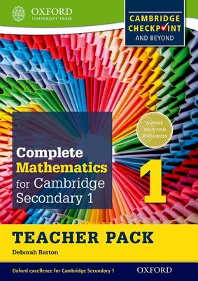 Complete Mathematics for Cambridge Lower Secondary Teacher Pack 1 (First Edition) - Barton, Deborah