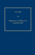 Complete Works of Voltaire 75b: Fragments Sur l'Inde; Mandement Du Muphti