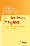 Complexity and Emergence: Lake Como School of Advanced Studies, Italy, July 22-27, 2018