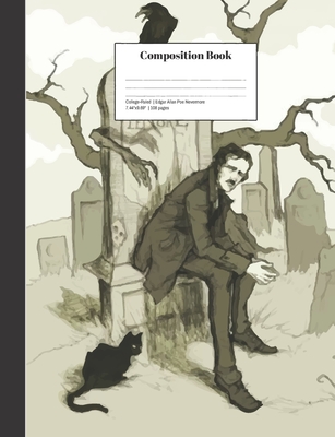 Composition Book Wide-Ruled Edgar Allan Poe Nevermore: Classroom Notebook - Gifted Life Co