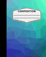 Composition: Gradient Texture - College Ruled Composition Notebook