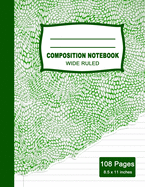 Composition Notebook: Beautiful Wide Ruled Paper Torn Look Effect Notebook Journal Colorful Alligator Skin Scale Blank Lined Workbook for Teens Kids Students Girls for Home School College for Writing Notes. (Office & School Essentials)