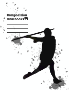 Composition Notebook: College Ruled Lined Pages - Track & Field Athletics Themed White & Black Cover - Book #3