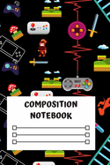 Composition Notebook: Composition Notebook - Kreative World, Gamer