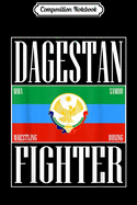 Composition Notebook: Dagestan Fighter Wear. Dagestan Eagle Journal/Notebook Blank Lined Ruled 6x9 100 Pages