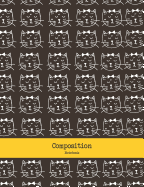 Composition Notebook: Here is a college Ruled Line paper Notebook with Cat cover for your day to day college study, writing needs. Ideal gift for cat lovers.
