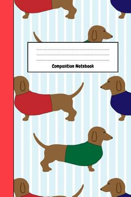 Composition Notebook: Journal / Diary / Notepad, Gifts For Dachshund Lovers (Lined, 6 x 9) - Press, Pink Panda