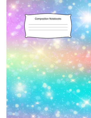 Composition Notebooks: Funny Back To School notebook, Gift For Girls and Boys,109 College Ruled Line Paper, Cute School Notebook, School Composition Notebooks, rainbow - Kech, Omi