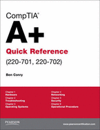 CompTIA A+ Quick Reference (220-701, 220-702) (not for retail sale)