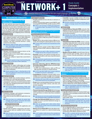 Comptia(r) Network+ 1 Concepts & Implementation Study Guide: A Quickstudy Laminated Reference - Antoniou, George, PhD