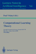 Computational Learning Theory: Second European Conference, Eurocolt '95, Barcelona, Spain, March 13 - 15, 1995. Proceedings