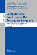 Computational Processing of the Portuguese Language: 15th International Conference, PROPOR 2022, Fortaleza, Brazil, March 21-23, 2022, Proceedings