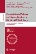 Computational Science and Its Applications - ICCSA 2025 Workshops: Istanbul, Turkey, June 30 - July 3, 2025, Proceedings, Part IX
