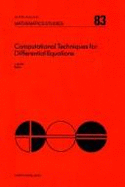 Computational Techniques for Differential Equations