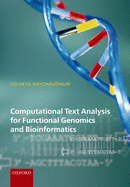 Computational Text Analysis: For Functional Genomics and Bioinformatics