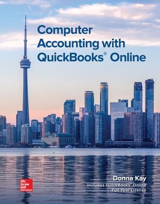 Computer Accounting with QuickBooks Online - Kay, Donna