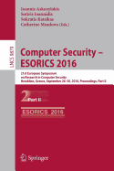 Computer Security - Esorics 2016: 21st European Symposium on Research in Computer Security, Heraklion, Greece, September 26-30, 2016, Proceedings, Part II