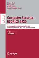Computer Security - Esorics 2020: 25th European Symposium on Research in Computer Security, Esorics 2020, Guildford, Uk, September 14-18, 2020, Proceedings, Part II