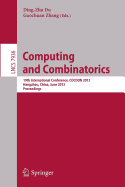 Computing and Combinatorics: 19th International Conference, COCOON 2013, Hangzhou, China, June 21-23, 2013, Proceedings