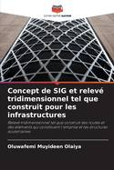 Concept de SIG et relev tridimensionnel tel que construit pour les infrastructures