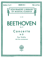 Concerto in D Major, Op. 61: Schirmer Library of Classics Volume 233