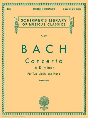 Concerto In D Minor - Bach, Johann Sebastian (Composer), and Hermann, E. (Creator)