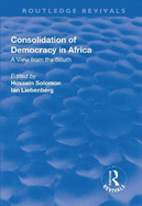 Consolidation of Democracy in Africa: A View from the South
