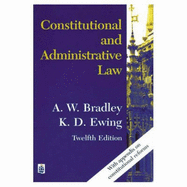 Constitutional and Administrative Law: 12 edition with appendix