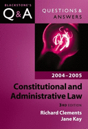 Constitutional and Administrative Law: 2004-2005