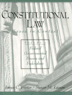 Constitutional Law: Cases in Context, Vol. I: Federal Governmental Powers and Federalism