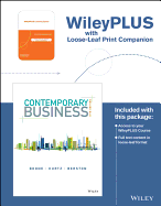 Contemporary Business, 17e Wileyplus Learning Space Registration Card + Loose-Leaf Print Companion
