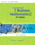 Contemporary Business Math, Brief - Deitz, James E, and Southam, James L