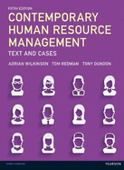 Contemporary Human Resource Management: Text and Cases