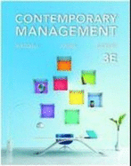 Contemporary Management - Waddell, Dianne, Professor, and Jones, Gareth R., and George, Jennifer M.