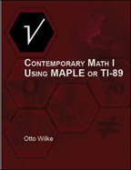 Contemporary Math I Using Maple or Ti-89