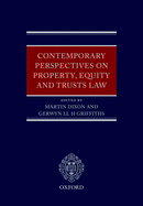 Contemporary Perspectives on Property, Equity and Trust Law
