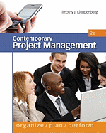 Contemporary Project Management (with Microsoft Project CD-ROM and Printed Access Card)