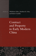 Contract and Property in Early Modern China