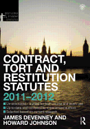Contract, Tort and Restitution Statutes 2011-2012