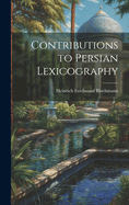 Contributions to Persian Lexicography