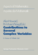 Contributions to Several Complex Variables: In Honour of Wilhelm Stoll