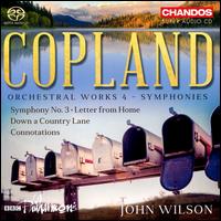 Copland: Orchestral Works, Vol. 4 - Symphonies - BBC Philharmonic Orchestra; John Wilson (conductor)
