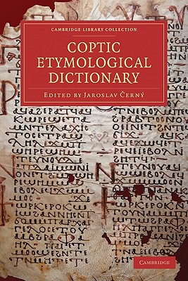 Coptic Etymological Dictionary - Cern, Jaroslav