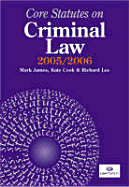 Core Statutes on Criminal Law, 2005/2006