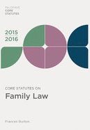 Core Statutes on Family Law