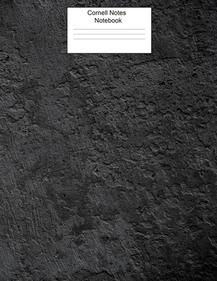 Cornell Notes Notebook: Black Abstract Texture Cornell Notebook for Work, Class, Notes, or Home Use-8.5x11-110 Pages-Efficient Way to Use Cornell Method Note Taking System - Ordinary Notebooks, Not Your